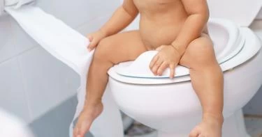 تدريب الطفل على الحمام