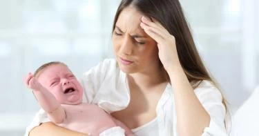 أسباب خوف الرضيع