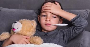 أسباب ارتفاع درجة الحرارة عند الأطفال