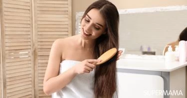 العناية بالشعر بعد الاستحمام