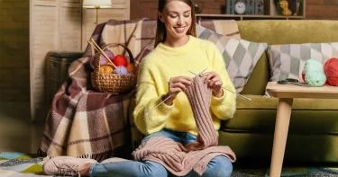 طريقة عمل شال كروشيه مستطيل