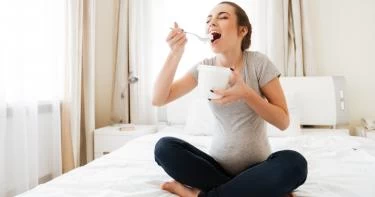 أضرار الآيس كريم على الحامل