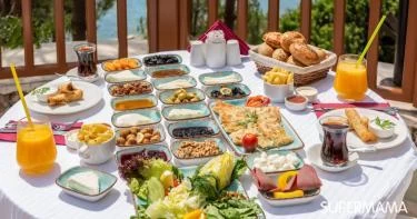 بوفيه فطور صباحي منزلي