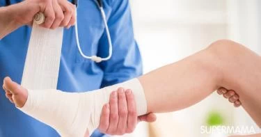 أعراض تمزق أربطة القدم