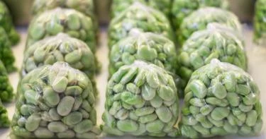 طريقة تفريز الفول الأخضر