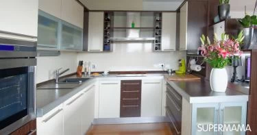 أشكال مطابخ صغيرة مربعة