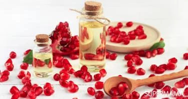فوائد زيت الرمان للشعر