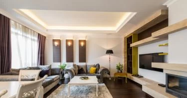 ديكورات صالات جبس
