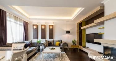 ديكورات صالات جبس