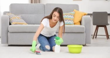 طريقة تنظيف السجاد دون غسيل