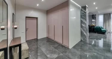 بالصور ديكور مدخل المنزل باللون الوردي