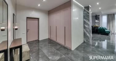 بالصور ديكور مدخل المنزل باللون الوردي