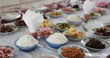 أفكار لترتيب السفرة الأرضية
