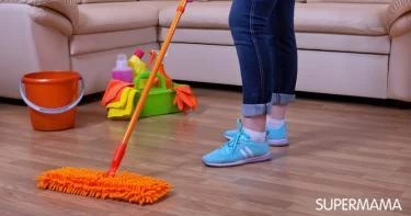 طريقة تنظيف سيراميك الباركيه المطفي