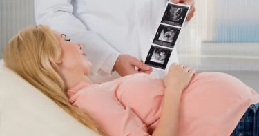 شكل الجنين في الأسبوع الثامن بالسونار