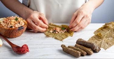 لف ورق العنب