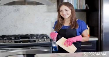 تنظيف عيون البوتجاز وشفاط المطبخ