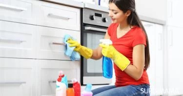 طريقة تنظيف المطبخ الخشب - خلطات تنظيف المطبخ