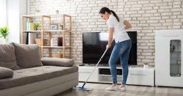 تنظيف المنزل بسرعة