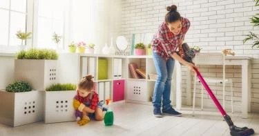 مشاركة الأطفال في أعمال المنزل