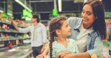 التسوق مع الأطفال
