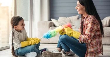 الحفاظ على المنزل في وجود أطفال