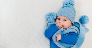 ملابس الرضع في الشتاء